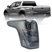 Black Left Tail Light Rear Lamp For Mitsubishi Triton L200 2015-2018 W/O Bulbs (for: Mitsubishi)
