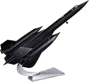 Replica Pre-Build Aircraf (With Stand) Collectible Classic 1:72 For Scale Blackbird Reconnaissance Aircraft Model SR-71 Metal Aircraft Alloy Static Military Model Display Souvenir Or Gift Collection G