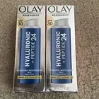 Olay Regenerist SPF 30 Hyaluronic + Peptide 24 50ml Hydrate Moisturizer 03/2025