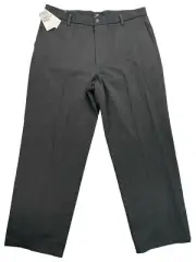 Dockers Pants Mens 36x29 Grey Signature Khaki Classic Fit Flat Front Crease NWT
