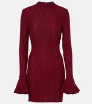 [Rotate] Rotate Open-back lace minidress AU 12 red