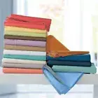 Cushy Bedding Sheets 4 PCs OR 6 PCs Extra Wall Depth AU Emperor Size Solid Color