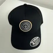 Travis Mathew Golf Ball Cap. Snap Back Black “the Patch” New With Tags OSFA
