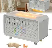 Dreammix Pro – White Noise Sound Machine With Scented Mist & Night Light, White Noise Night Light Humidifier With 8 Ambient Sounds, Humidificador Con Ruido Blanco For Sleep,Yoga