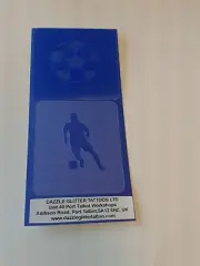 Football & footballer peinture faciale pochoir réutilisable plusieurs fois Euros