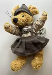 Kein Spielzeug Traditional German Clothing Brown Stuffed Plush Teddy Bear NEW