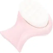 DEARMAMY Ergonomic Face Brush Double-sided Silicone Facial Scrubber Gentle Cleansing Tool