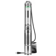 Submersible Deep Well Pump, 0.5HP 115V/60HZ, 33GPM, 148ft Head, Stainless Ste...