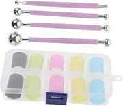 Beatifufu Finger Painting Sponge Daubers Set Flower Templates Art Craft Drawing Tool Non-Messy Stamping for Boys and Girls