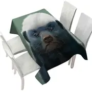 Cute Animal Art Honey Badger Tablecloth