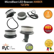 12/24v LED Flashing Beacon MAGNETIC, BOLT, FLEXI DIN POLE, Strobe Light Lightbar