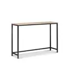 Industrial Console Table Modern Hallway Entryway Side Table Desk Wooden Top