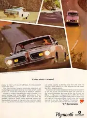 1967 Plymouth Barracuda Paint Stencil or Vinyl Stripe Kit - OEM Factory Specs