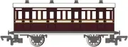 Bachmann 76032 HO Thomas & Friends Toby's Museum Coach