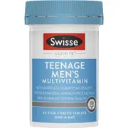 Swisse Ultivite Teenage Mens Multivitamin 60 Tablets