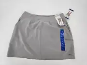 NWT Orvis SKORT Women's Size L Gray Pockets Lightweight Skirt Short Pull-On