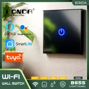 WiFi Smart / Touch Wall Light Switch - RF Home Led Glass Panel - 1/2/3 Gang - AU