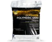 10 Pound Titanium Gray DOMINATOR Polymeric Sand with Revolutionary Ceramic Flex Technology for Stabilizing Paver Joints/Gaps, 1/8” up to 4”, Professional G