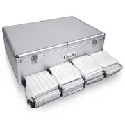 CD Case DVD Cases Storage Box 1000 Discs Aluminium Case DVD Folders Organi 00-SL
