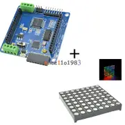 LED RGB Matrix Module Driver Board 8x8 + Dot Matrix for Arduino AVR