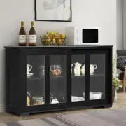 CostwayKitchen Storage Sideboard with Adjustable Shelf