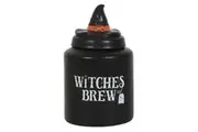 Witches Brew Tea Canister Ceramic Novelty Home Decor Teabag Holder