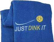 LEVLO Funny Pickleball Lovers Gifts Just Dink it Towels for The Pickleball Player