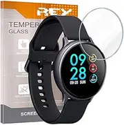 Pack of 3 Tempered Glass Screen Protectors for Samsung Galaxy Watch 42 mm 2018, Screen Protector, 9H+ Hardness, Anti-Scratch Oil Bubbles
