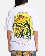 [ED HARDY] Ed Hardy Skull Sovereign T-shirt White - Size 2XL 2XL White