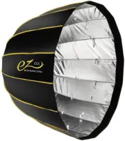 EZ Lock 28" Deep Parabolic Quick Softbox, 16-Sided Parabolic Softbox Opens up an