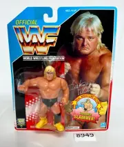 Vintage WWF Hasbro Greg The Hammer Valentine Series 3 Blue Card 1991