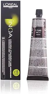 L'Oreal Professional Inoa Unisex Hair Color, # 2 Darkest Brown, 2 Ounce