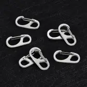 Mini Steel Waist Belt Clip Anti-lost Hanger Carabiner Keychain Best