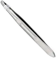 Yimart Silver Stainless Steel Round Tip Eyebrow Hair Tweezer Makeup Cosmetic Tool