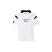 在飛比找momo購物網優惠-【FILA官方直營】男短袖圓領POLO衫-白色(1POY-1