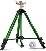 Lawn Sprinklers for Yard, 360° Tripod Sprinklers for Yard Large Area