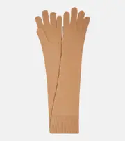 [Toteme] Toteme Wool and cashmere gloves One Size beige