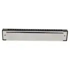 C Key Harmonica 24‑Hole Polyphonic Student Adult Beginner Playing Resin Acce BBY