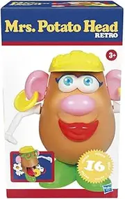 POTATO HEAD Mrs. Potato Head Retro Toy - Classic Mr. Potato Head 1980s Inspired - Toddler, Preschool Toys for Kids - Boys and Girls - Ages 3+