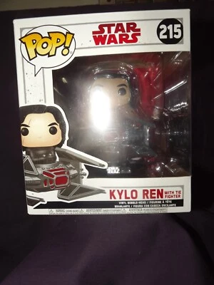 KYLO REN With Tie Fighter Vinyl Bobble-Head Star Wars Funko Pop 215 NEW