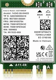 WiFi 6E Wireless Card Intel AX210 NGW Bluetooth 5.3 Tri-Band 5400Mbps Network Adapter
