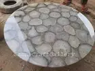 36" White AgateTable Top / Agate Dining Table Handmade gemstones Work