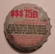 Vintage Tab...plastic...used..Soda Bottle Cap #2