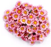 100Pcs Artificial Flowers Wholesale Fake Flowers Heads Gerbera Daisy Silk Flower