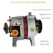 Pure Copper 14V/28V Dual Head Diesel Generator for Agricultural Vehicle