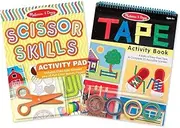 Melissa & Doug Scissor Skills and Tape Activity Books Set tLVwWs, 4Pack