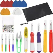 121Pcs Seam Ripper Set Include Sewing Thread Remover Tool, Tailors Chalks