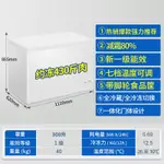 【臺灣專供】海爾（HAIER）冰櫃家用300升商用大容量減霜80%超低溫一級能效省電全冷凍臥式速凍櫃