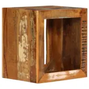 Solid Reclaimed Wood Stool Seat Coffee Table Couch Side Stand Hocker vidaXL