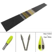 Archery Spine 350 - 1000 ID4.2mm Carbon Arrows Shaft Vanes Recurve Bow LongBow